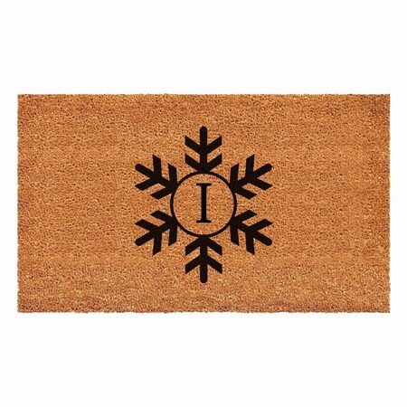 Calloway Mills Monogram Door Mat, Black, Natural, 36 in W x 72 in L 108793672I